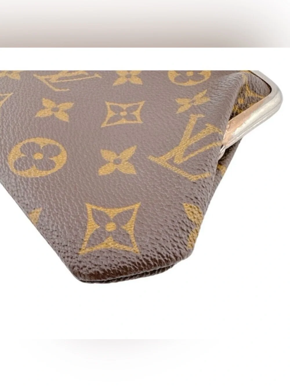 Louis Vuitton Limited Bucket Bag Mono kisslock Clutch Pre-Owned